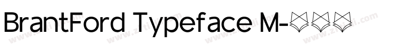 BrantFord Typeface M字体转换